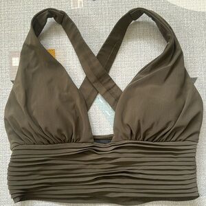 Bikini bralette swimsuit Out XS olive khaki